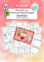 Vorschau - Arbeitsblätter - Rechtschreibstrategie Merken (FRESCH) - Miniheft - Deckblatt
