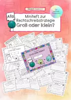 Vorschau - Arbeitsblätter - Rechtschreibstrategie Groß oder klein? - Miniheft - Deckblatt