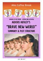 Vorschau - Arbeitsblätter - Brave New World - Summary & Plot Structure - Deckblatt