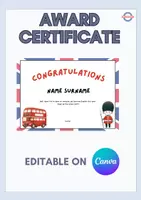 Vista previa - Para docentes: organización, planificación y formación - Canva link for editable diploma template. award certificate - Portada