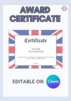Vista previa - Para docentes: organización, planificación y formación - Canva link for editable Award Certificate.UK Diploma. - Portada