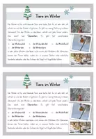 Vorschau - Text - Wissenskartei Tiere im Winter – digital & Print | Sachunterricht Klasse 2,3 und 4 - Seite 1