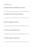 Vorschau - Arbeitsblätter - Wortartenübung Ostern - Seite 1