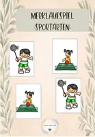 Vorschau - Spiele - Merklaufspiel-Sportarten Laufen, Ausdauer, Freude - Deckblatt