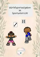 Vorschau - Spiele - Würfelsportaufgaben - würfeln - Freude - Bewegung - Deckblatt