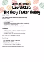 Vorschau - Stationenlernen - Laufdiktat Easter – Differenziert (Easy, Medium, Hard) – Grades 5–6 – Active Learning - Seite 1