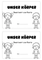Vorschau - Anderer Materialtyp - Unser Körper – Arbeitsheft zur Wissenskartei | Klasse 3–4 - Seite 2