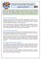 Vorschau - Arbeitsblätter - Politikhäppchen - Deckblatt