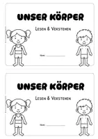 Vorschau - Arbeitsblätter - Unser Körper – 19 Lesetexte mit Arbeitsblättern & Lösungen | Lesen & Verstehen Klasse 3–4 - Seite 2
