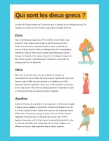 Aperçu - Préparation de séance / Séance complète - Dieux grecs Mythologie Cahier d'activités +28 fiches d'activités - Page 1
