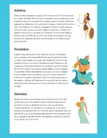 Aperçu - Préparation de séance / Séance complète - Dieux grecs Mythologie Cahier d'activités +28 fiches d'activités - Page 2