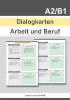 Vorschau - Arbeitsblätter - Sprechen A2/B1 – Gesprächskarten Beruf & Arbeitsplatz | DaZ - Deckblatt