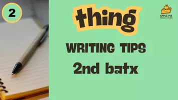 Vista previa - Presentaciones - WRITING TIPS 2nd batx - thing - Portada