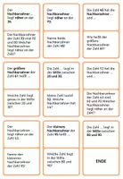 Vorschau - Spiele - Leseketten zu den Nachbarzahlen im Zahlenraum bis 100: VZN und NZ - Seite 3