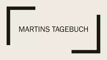 Vorschau - Arbeitsblätter - Martins Tagebuch- Die Biographie (Teil 1 & 2) - Deckblatt