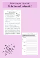 Vorschau - Arbeitsblätter - Materialpaket - Erörterungen im Deutschunterricht - Seite 1
