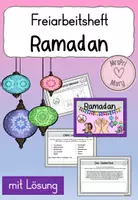 Vorschau - Arbeitsblätter - Freiarbeitsheft: Ramadan (mit Lösung) - Deckblatt