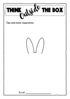 Vorschau - Arbeitsblätter - Think Outside the Box Frühling Ostern Deutsch - Seite 3
