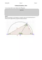Vorschau - Arbeitsblätter - Satz des Thales Beweis - differenziert - Seite 1