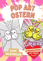 Vorschau - Arbeitsblätter - Ostern Pop Art - Deckblatt
