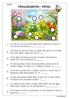 Vorschau - Arbeitsblätter - Materialpaket Frühblüher - Seite 2