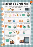 Aperçu - Apprentissages en autonomie - Recette - Les muffins à la citrouille - Page de couverture