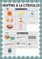 Aperçu - Apprentissages en autonomie - Recette - Les muffins à la citrouille - Page 1