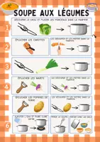 Aperçu - Apprentissages en autonomie - Recettes - La soupe aux légumes - Page de couverture