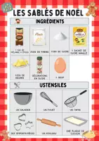 Aperçu - Apprentissages en autonomie - Recette - Les sablés de Noël - Page de couverture