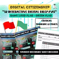 Vista previa - Hojas de trabajo - Digital Citizenship KS3–KS4 | Cybersecurity Escape Room Activity - Portada