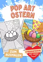 Vorschau - Mal- und Bastelvorlagen - Kunst zwischendurch Ostern - Deckblatt