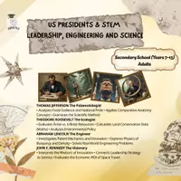 Vista previa - Hojas de trabajo - US Presidents KS3–KS4 | STEM & Critical Thinking Activities - Portada