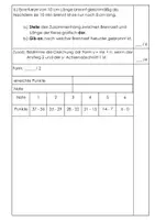 Vorschau - Arbeitsblätter - Klassenarbeit lineare Funktionen - Seite 1