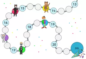 Vorschau - Spiele - Sprachförderung zu Fasching / Karneval: Würfelspiel (Anybook Reader, DaZ/DaF) - Seite 2