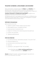 Vorschau - Stationenlernen - Tunwörter entdecken | Arbeitsblätter | Verben Klasse 2 - Seite 1