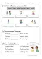 Vorschau - Stationenlernen - Tunwörter entdecken | Arbeitsblätter | Verben Klasse 2 - Seite 2