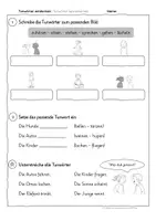 Vorschau - Stationenlernen - Tunwörter entdecken | Arbeitsblätter | Verben Klasse 2 - Seite 3