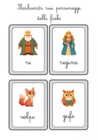anteprima - Flashcard - Flashcards dei personaggi delle fiabe - Pagina 2