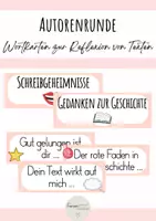 Vorschau - Aufgabenkarten - Autorenrunde - Gespräche über Texte - Deckblatt