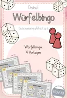 Vorschau - Spiele - Materialpaket - Spiel zu den Lauten au / ei / eu / ch / ng / pf / sch / sp / st - Würfelspiel Lautverbindung - Seite 1