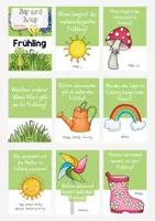 Vorschau - Stationenlernen - Frühling/Frühblüher - Stop and Swap/ Quiz, 31 Karten mit Antworten - Seite 1