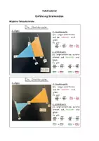 Vorschau - Präsentationen/Tafelbilder - Strahlensätze Tafelmaterial zur Einführung - Mathematik - Seite 1