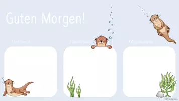 Vorschau - Präsentationen/Tafelbilder - Otterklasse: Begrüßungsbilder (Kl. 1-4) - Seite 3