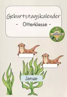 Vorschau - Poster - Otterklasse: Geburtstagskalender (Kl. 1-4) - Deckblatt