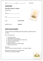 Vorschau - Test - Easter Quiz – Englisch 9/10 - Wissensüberprüfung zu Ostern mit Lösung & Selbstkorrektur - Seite 2