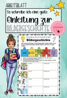 Vorschau - Arbeitsblätter - Bildergeschichten - Einleitung schreiben - Deckblatt