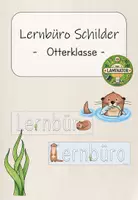 Vorschau - Poster - Otterklasse: Lernbüro (Kl. 1-4) - Deckblatt