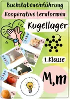 Vorschau - Fördermaterial/Inklusion - Buchstabeneinführung M, A, I, O - Kugellager M, A, I, O - Seite 1