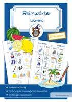 Vorschau - Spiele - Reimwörter Domino -Förderung der phonologischen Bewusstheit - Deckblatt