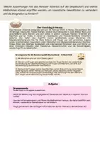 Vorschau - Arbeitsblätter - ANSCHLAG IN Hanau - DEMOKRATIEERZIEHUNG kostenlos - Seite 1